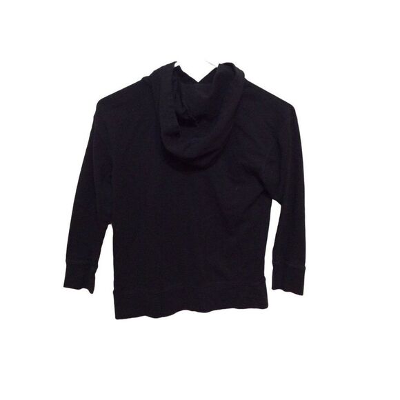 OLD Navy Hooded Pullover  Medium (8) Black Cotton/Polyester - Picture 2 of 3